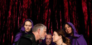 From tragedy to farce on local stages Cast of Macbeth at the Raven Theater