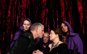 Cast of Macbeth at the Raven Theater