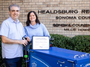 Healdsburg Library award for Biblio-Bike program