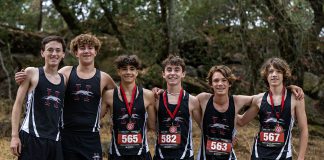 Greyhounds capture NBL cross country title Healdsburg cross country team