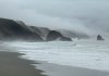 Sonoma coast on a gray day
