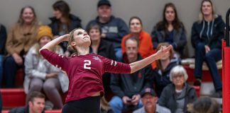 Volleyball coach praises team Josie Mork