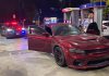 Stolen car bust at gas station
