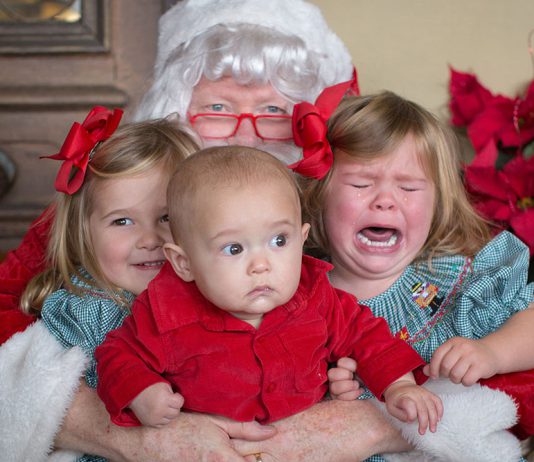 Santa Claus and kids