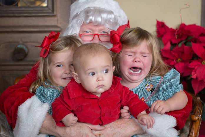 Santa Claus and kids