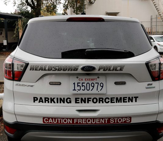 Parking enforcement vehicle