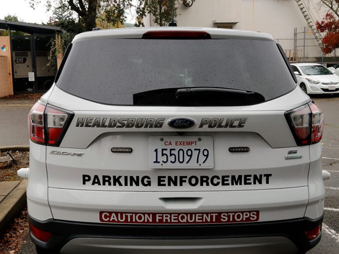 Parking enforcement vehicle