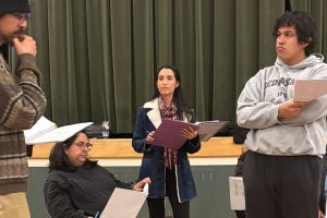 Rehearsal for 'Who Will Dance with Pancho Villa?'