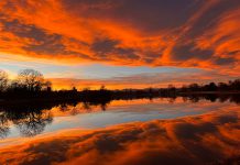 Sundown on the Rockies