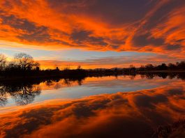 Sundown on the Rockies
