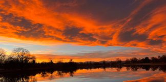 Sundown on the Rockies