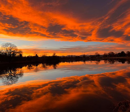 Sundown on the Rockies