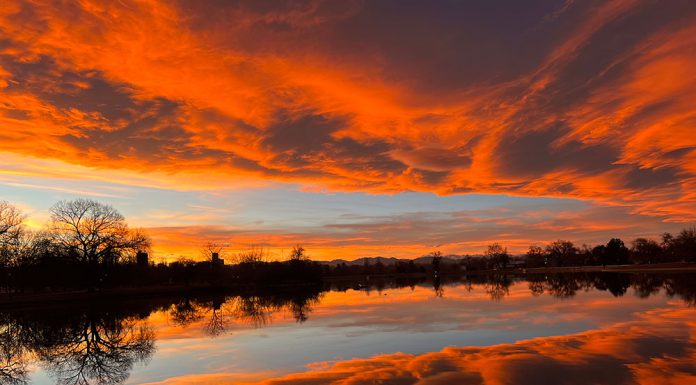 Sundown on the Rockies