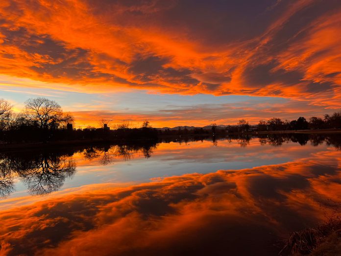 Sundown on the Rockies