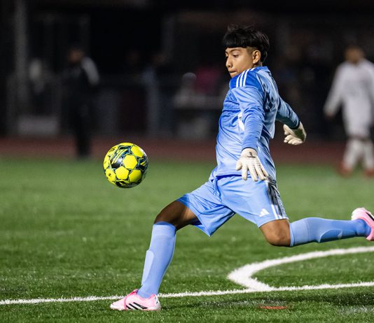 Greyhounds hit their stride in 2026 Soccer goalie kick