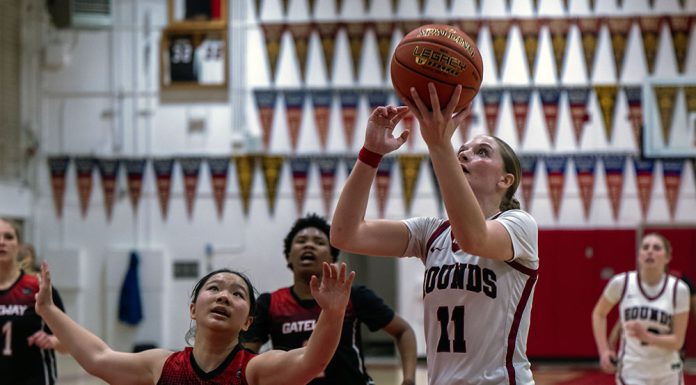 Lady Hounds have eyes on the prize Claire Berry scores