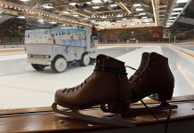 Ice skating boots