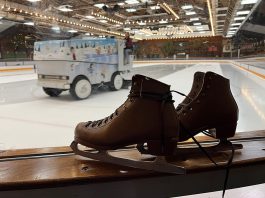 Ice skating boots