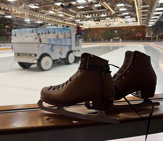 Ice skating boots