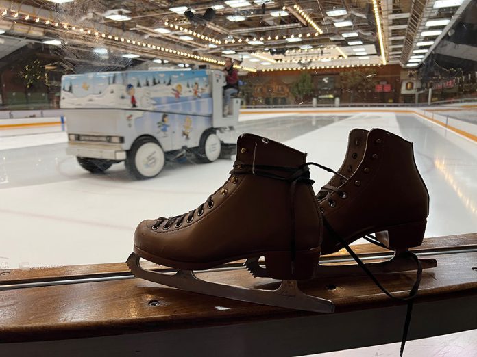 Ice skating boots