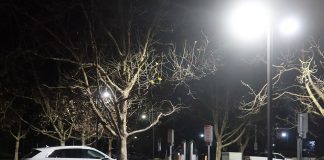 Vehicle charging at Healdsburg City Hall