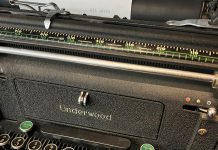 Underwood typewriter