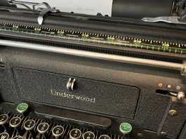 Underwood typewriter