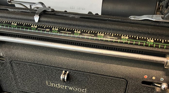 Underwood typewriter