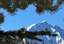 Snowy mountains in Montana