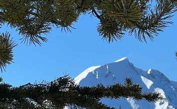 Snowy mountains in Montana