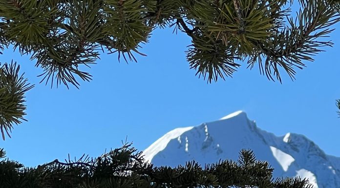 Snowy mountains in Montana