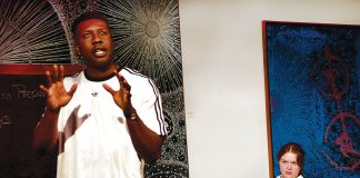 Stage actors at the 222