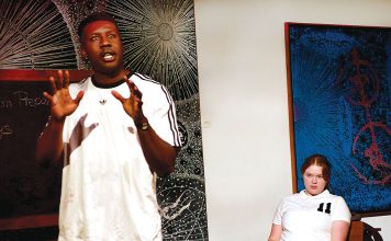 Stage actors at the 222