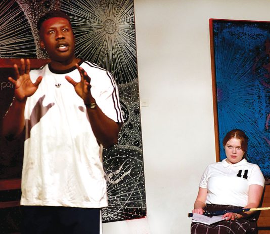 Stage actors at the 222