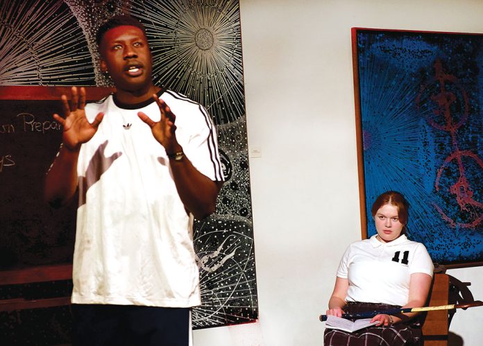 Stage actors at the 222