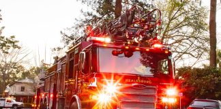 Fire Truck at dawn