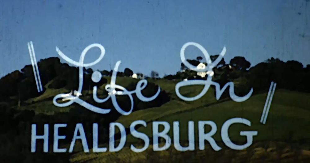 Old movie title screen