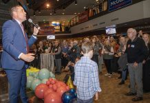 Mike McGuire in action