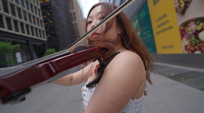 Dawn viollinist in short fil m "B!tch I'm Early!