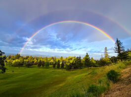 Double rainbow, by Rick Tang