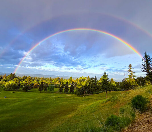 Double rainbow, by Rick Tang