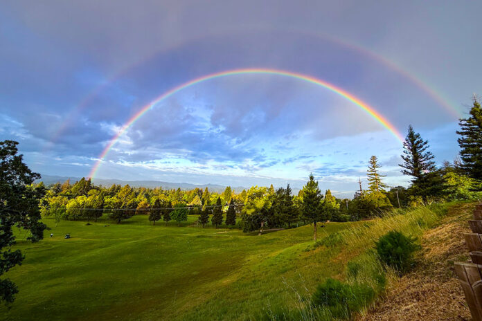 Double rainbow, by Rick Tang