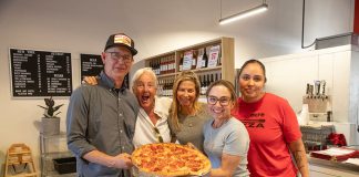 Acre Pizza on opening day