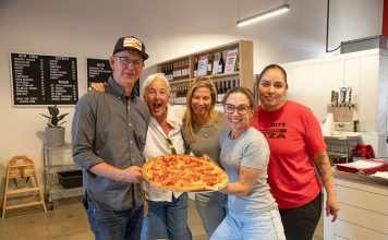 Acre Pizza on opening day