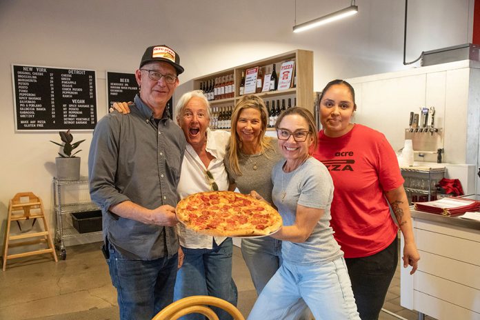 Acre Pizza on opening day