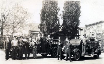 Historic fire trucks