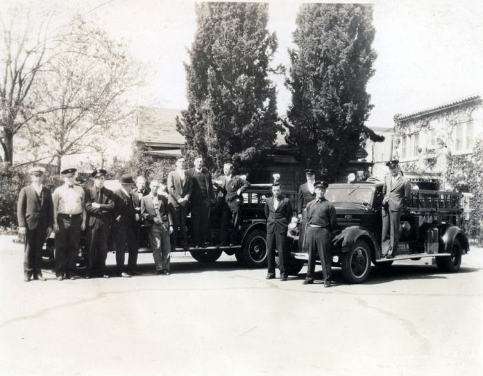Historic fire trucks