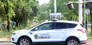 Healdsburg police at the tracks