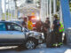 Car crash on Memorial Bridge