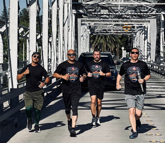 Police Special Olympics torch run